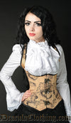 Map Shoulder Clasp Corset 