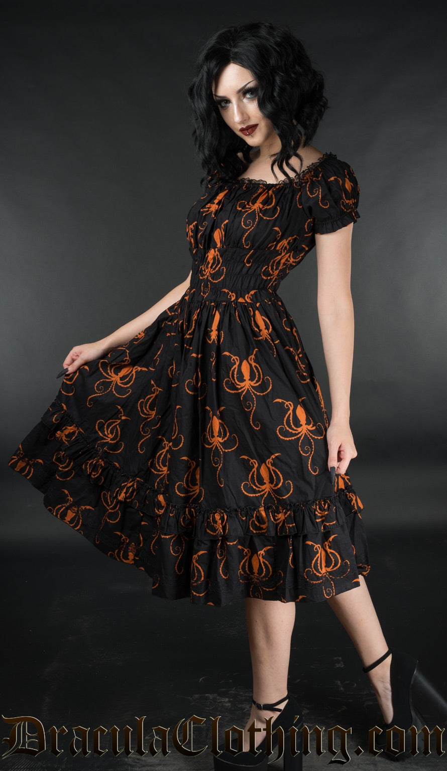 steampunk ladies dresses Vintage Women Dress Casual Grey Bias One Piece Arrow Brooches Set polyester blend substantial fabric with beautiful texture Corset silhouette flattering on a wide range of body types California Costume Collections Women's Plus