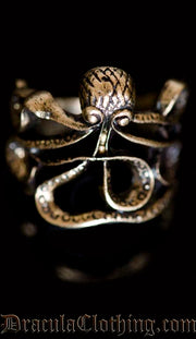 Octopus Steampunk Ring