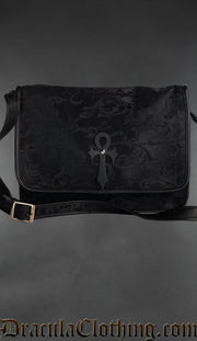 Onyx Ankh Shoulder Bag