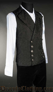 Onyx Double Buttoned Vest