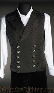 Onyx Double Buttoned Vest