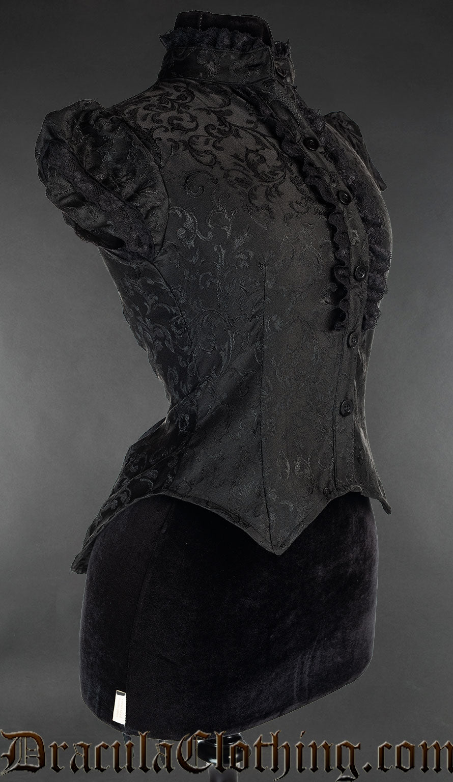 Onyx Short Sleeved Lace Blouse