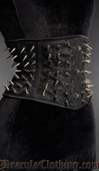 Onyx Spiked Waist Cincher