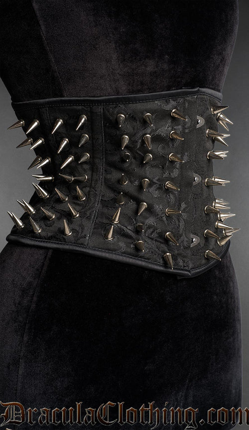 Onyx Spiked Waist Cincher