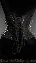 Onyx Spiked Waist Cincher