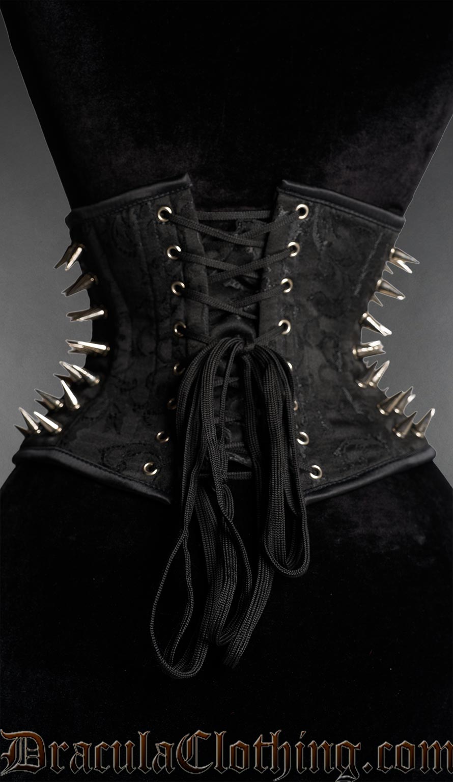 Onyx Spiked Waist Cincher