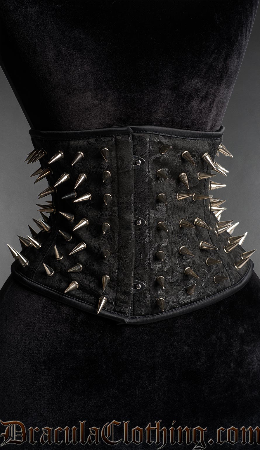 Onyx Spiked Waist Cincher