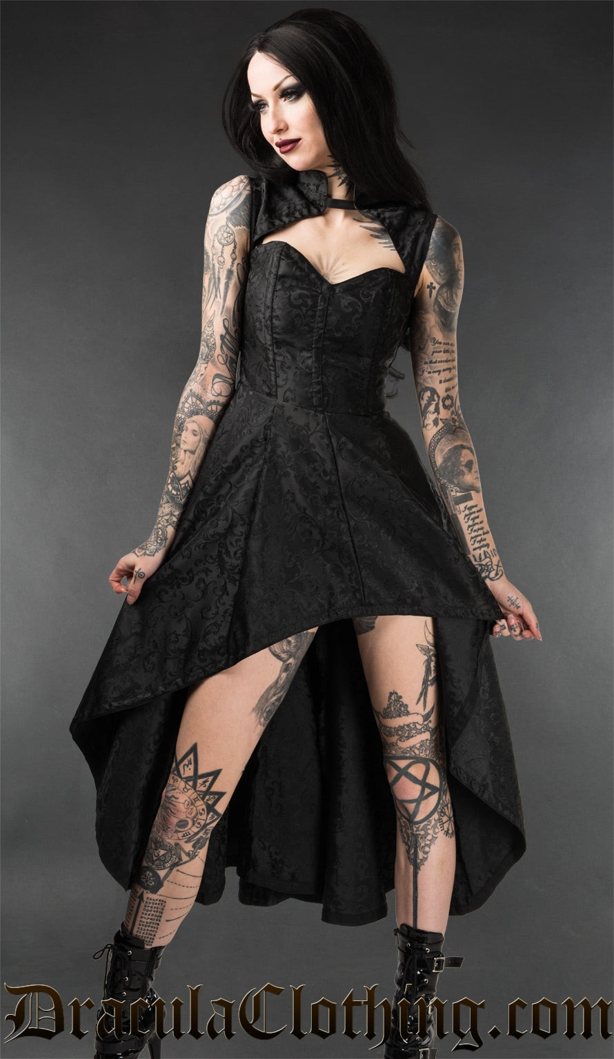 Onyx Steel Choker Dress 2XL