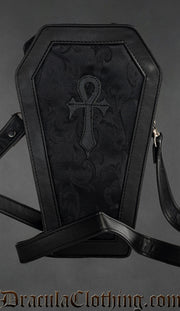 Onyx Ankh Coffin Bag