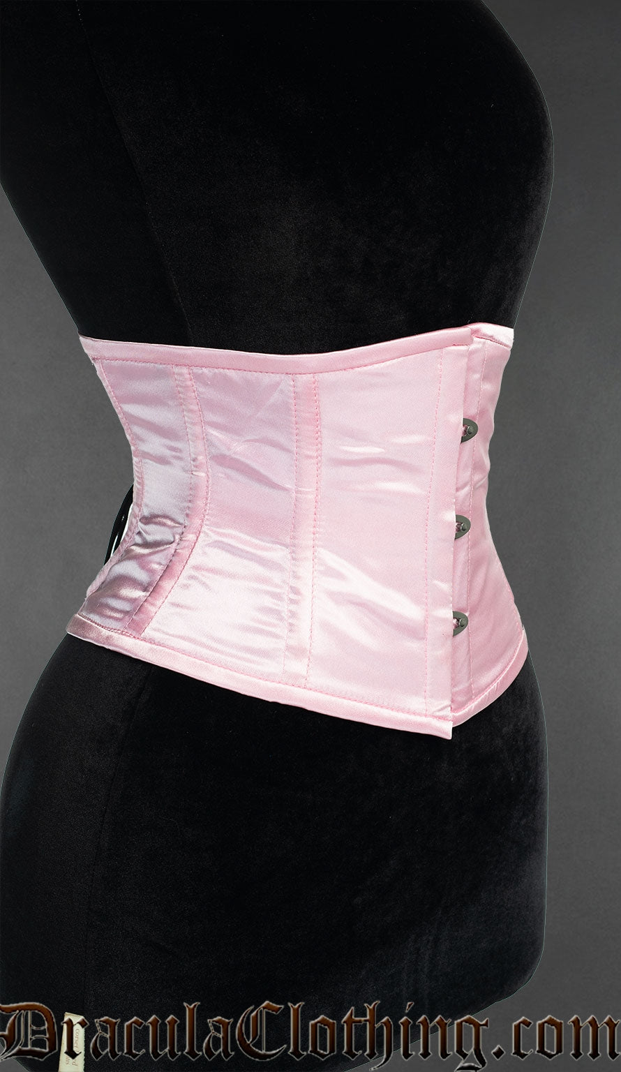Pink Satin Waist Cincher