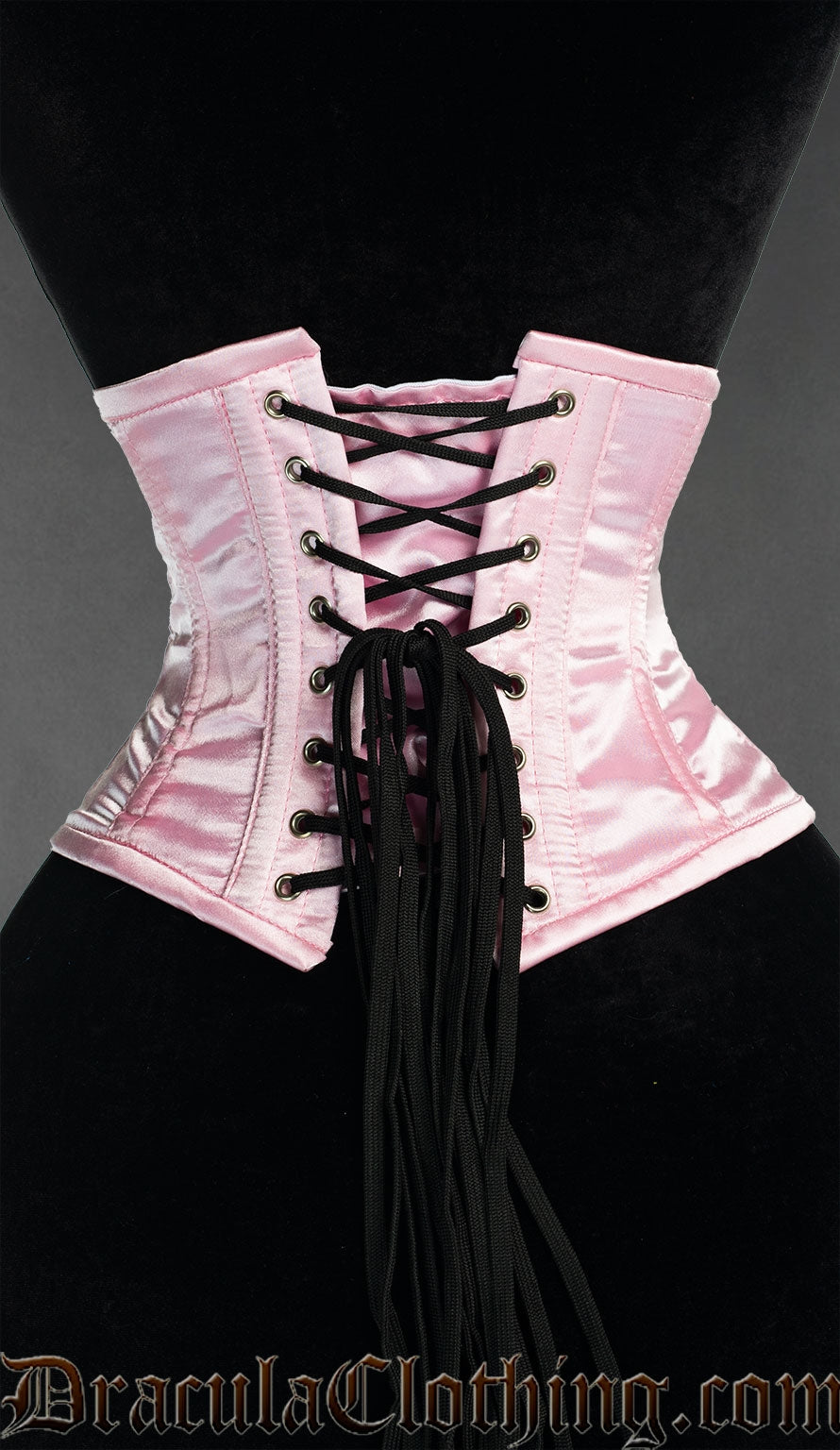Pink Satin Waist Cincher