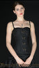 Pinstripe Clasp Overbust Corset