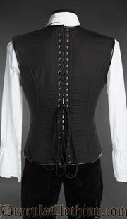 Pinstripe Corset Vest