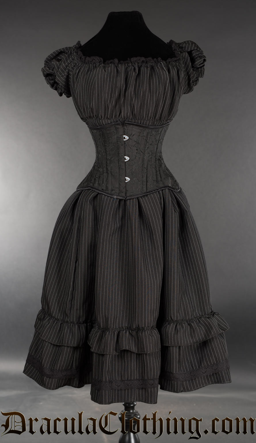 Pinstripe Gothabilly Dress