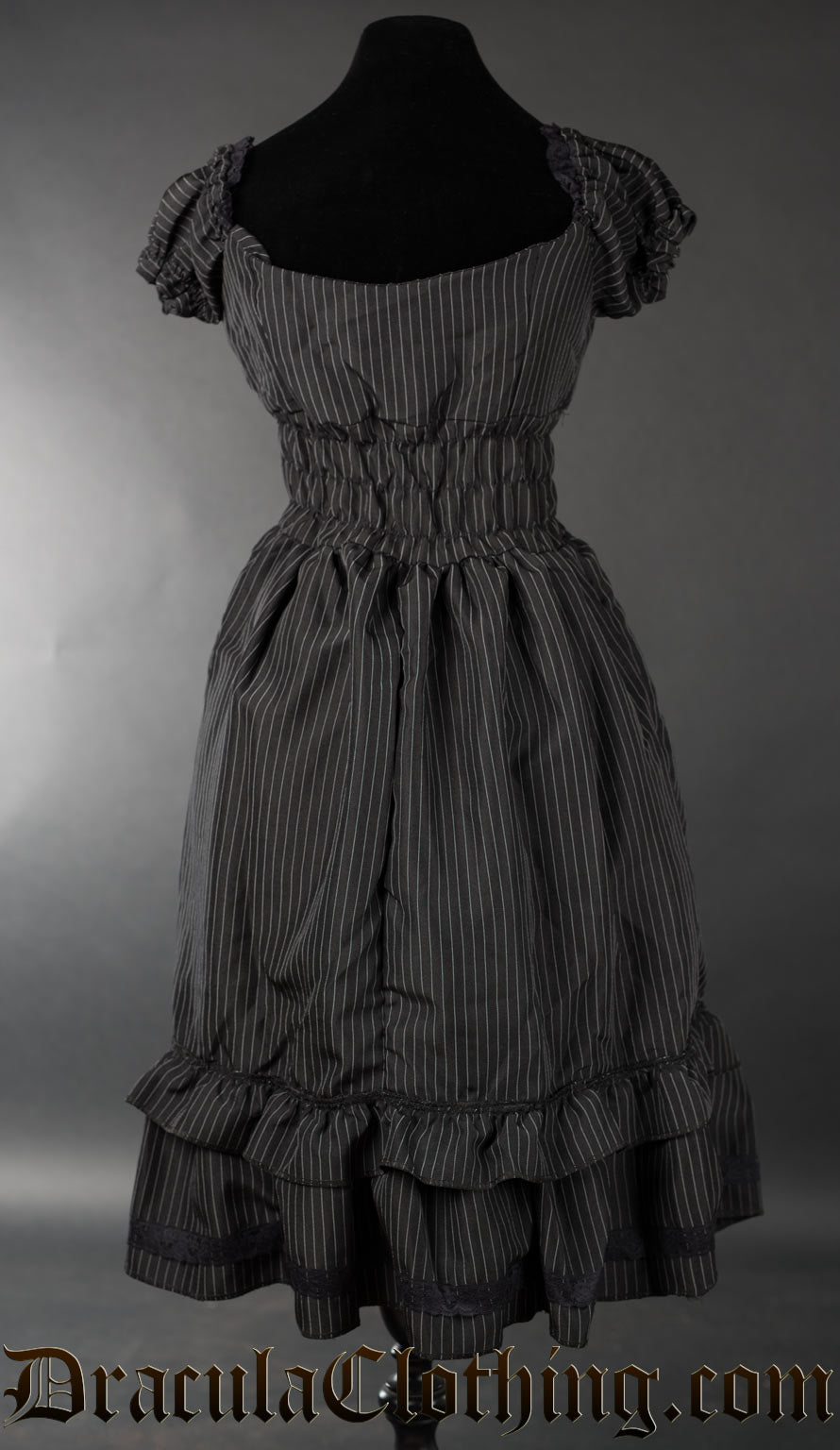 Pinstripe Gothabilly Dress