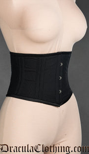 Pinstripe Laceless Corset