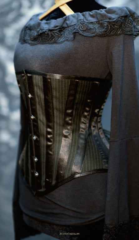 Pinstripe Striped Corset