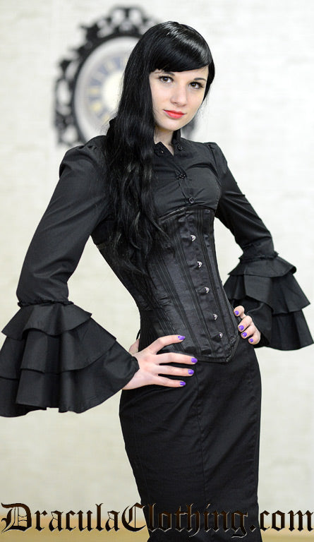 Pinstripe Striped Corset