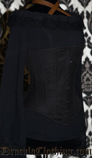 Pinstripe Underbust Corset