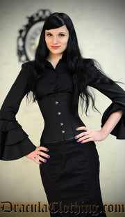 Pinstripe Waspie Corset