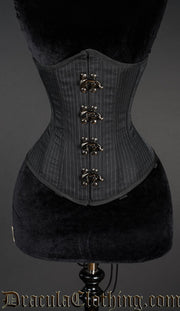 Pointed Pinstripe Clasp Corset