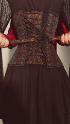 Fan Lacing Ruby Extreme Waist Corset