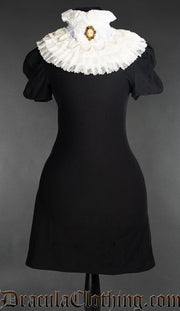 Puff Sleeve Collar Dress