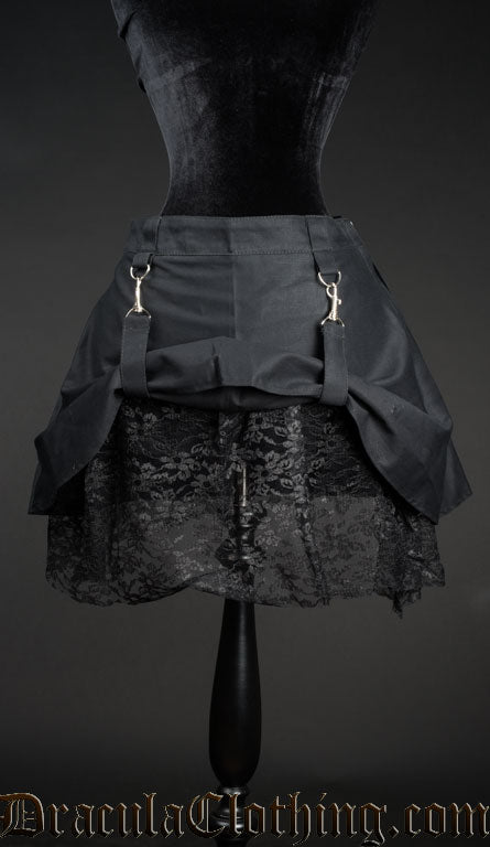 Pull Up Short Skirt – DraculaClothing