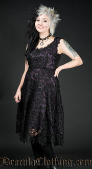 Purple Art Deco Dress