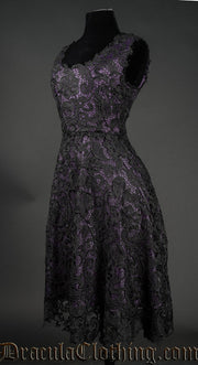 Purple Art Deco Dress