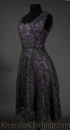 Purple Art Deco Dress