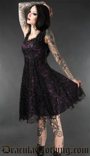 Purple Art Deco Dress