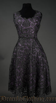 Purple Art Deco Dress