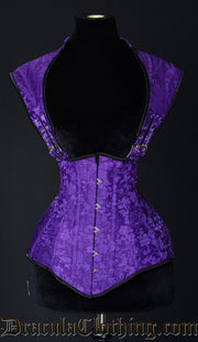 PURPLE BROCADE APOCALYPTIC CORSET