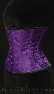 Purple Brocade Corset