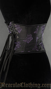 Purple Butterfly Waist Cincher