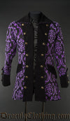 Purple Jacquard Pirate Jacket