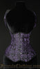 Purple Jacquard Shoulder Corset