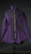 Purple Ladies Military Jacket