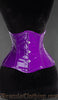 Purple PVC Double Boned Waist Cincher