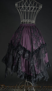 Purple Ruffle Skirt