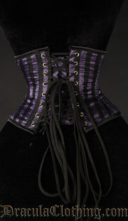 Purple Striped Waist Cincher