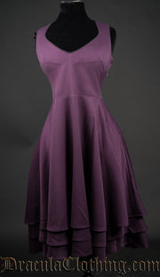 PURPLE THREE LAYER DRESS