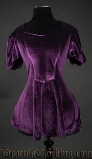 PURPLE VELVET TUNIC