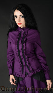 Purple Victorian Blouse