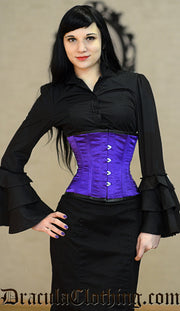 Purple Waspie Corset