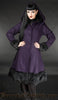 Purple Winter Wool Coat