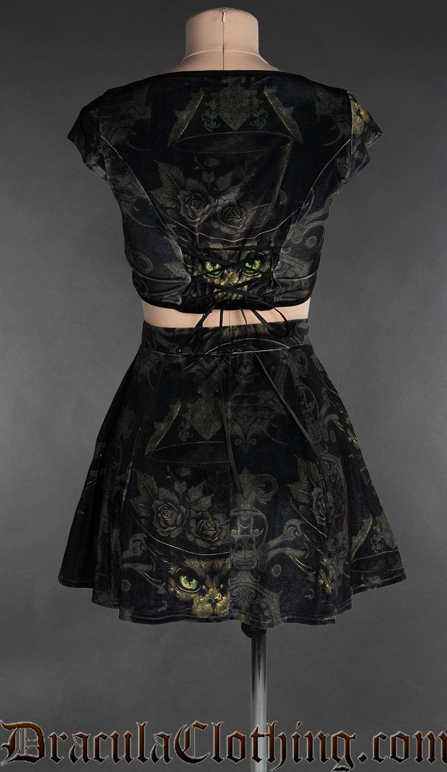 Purrfect Velvet Short Skirt