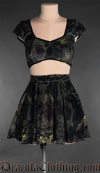 Purrfect Velvet Short Skirt